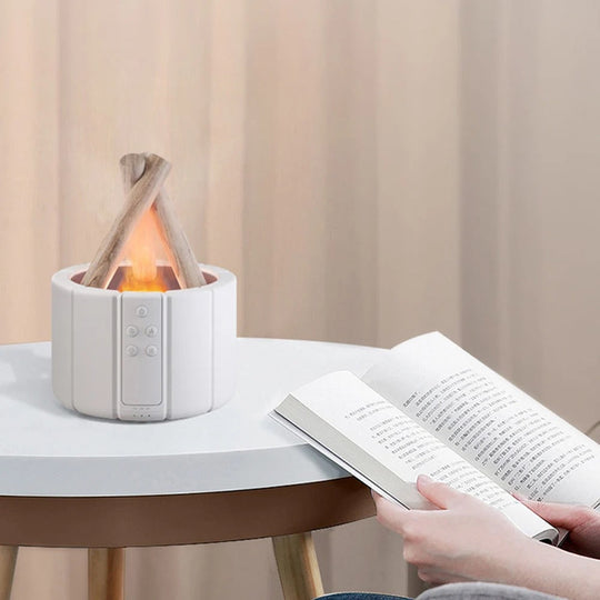 Luftfukter med Simulert Leirbål Design 4