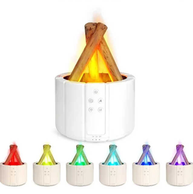 Luftfukter med Simulert Leirbål Design 9