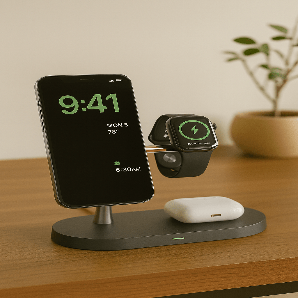 MagSafe 3-i-1 Lader for iPhone, Apple Watch og AirPods 2