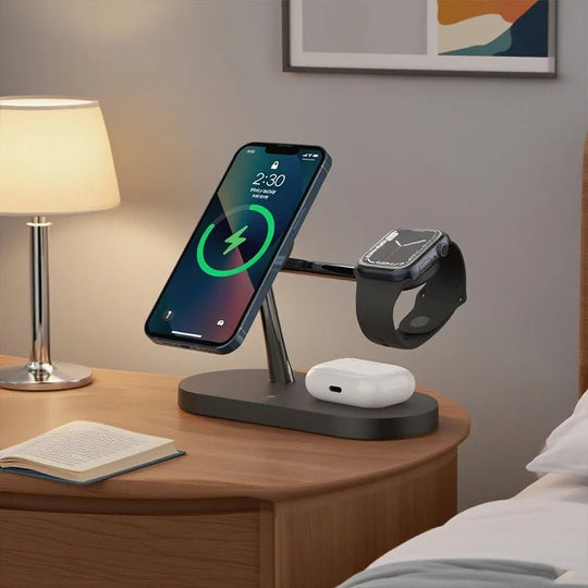 MagSafe 3-i-1 Lader for iPhone, Apple Watch og AirPods 3
