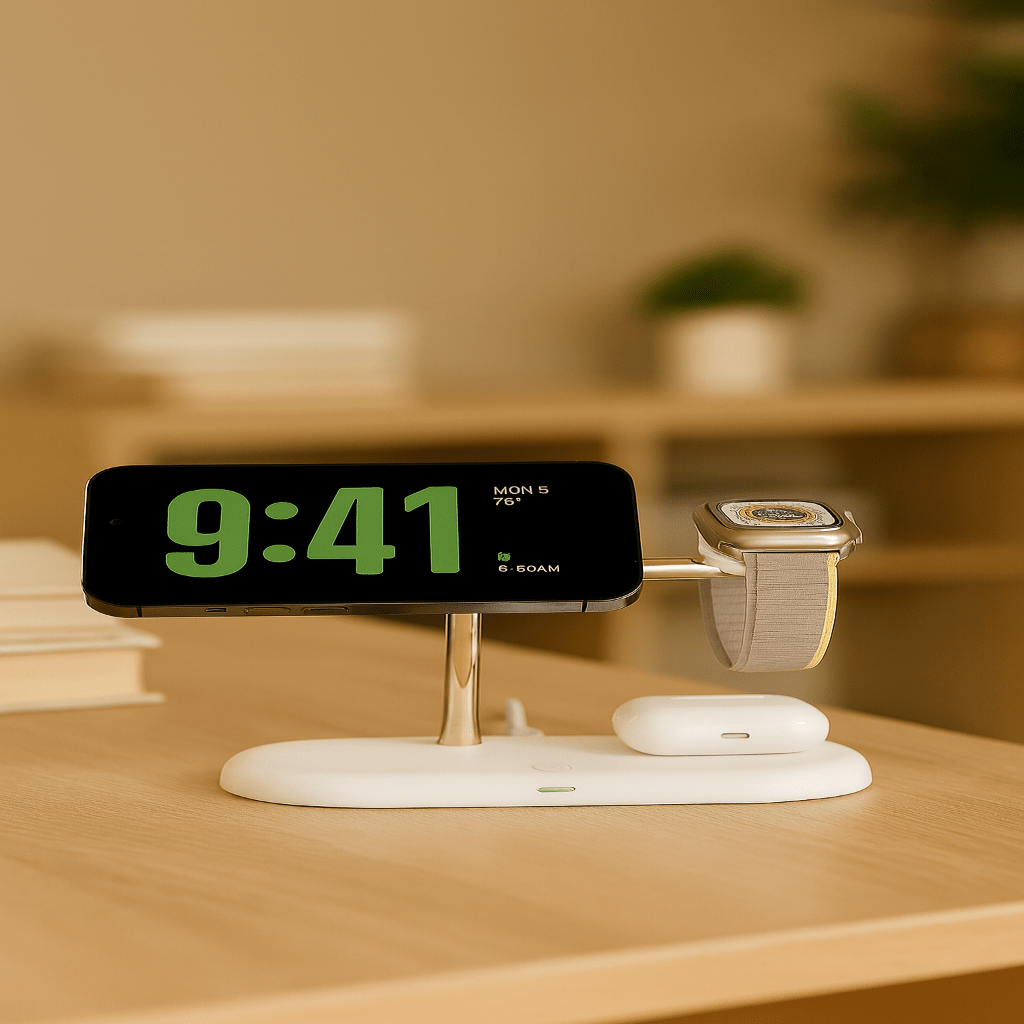 MagSafe 3-i-1 Lader for iPhone, Apple Watch og AirPods 4