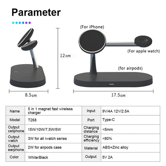 MagSafe 3-i-1 Lader for iPhone, Apple Watch og AirPods 8