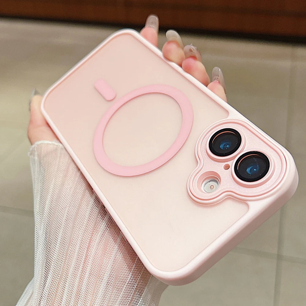 Magnetdeksel til iPhone 17 med Gjennomsiktig Design 11