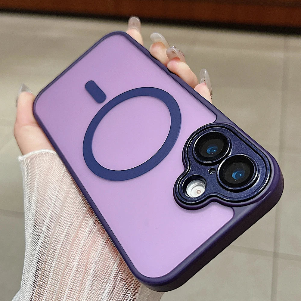 Magnetdeksel til iPhone 17 med Gjennomsiktig Design 13