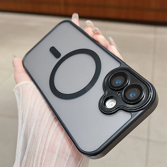 Magnetdeksel til iPhone 17 med Gjennomsiktig Design 2