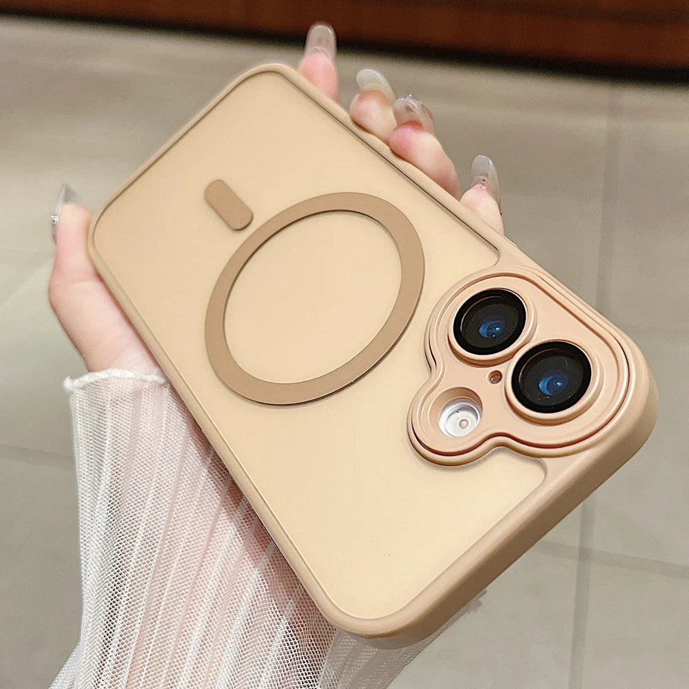 Magnetdeksel til iPhone 17 med Gjennomsiktig Design 3