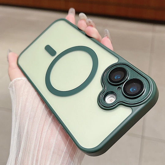 Magnetdeksel til iPhone 17 med Gjennomsiktig Design 7