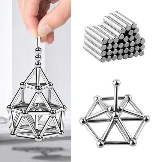 Magnetiske Kuler og Stangsett for Kreativitet 7