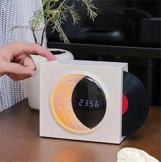 Månelampe med Bluetooth-Høyttaler og LED-Nattlys Moderne Design 0