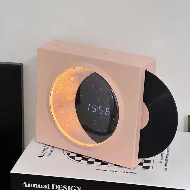 Månelampe med Bluetooth-Høyttaler og LED-Nattlys Moderne Design 4