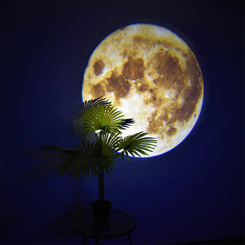 Måneprojeksjonslampe LED for Barn og Voksne Decorativ Nattlampe 3