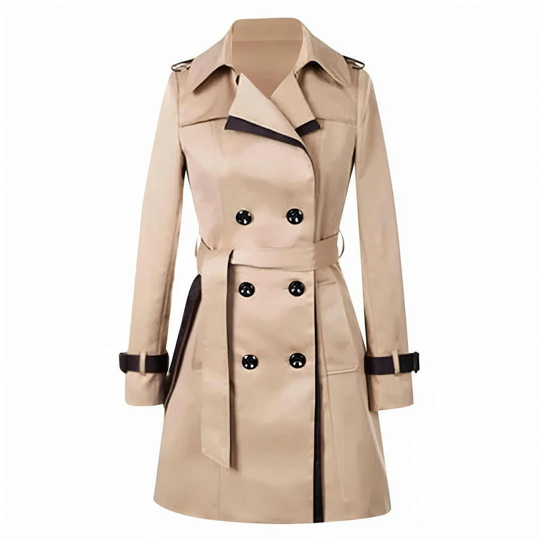 Manteau Long Femme Chic Trench Polyvalent 0