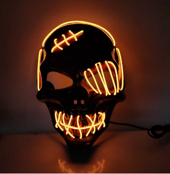 Masker for Halloween med Lysfunksjoner 4