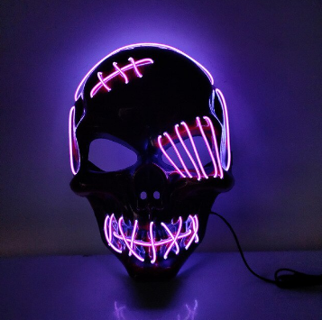 Masker for Halloween med Lysfunksjoner 6