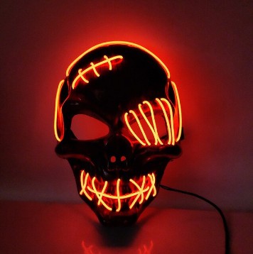Masker for Halloween med Lysfunksjoner 7