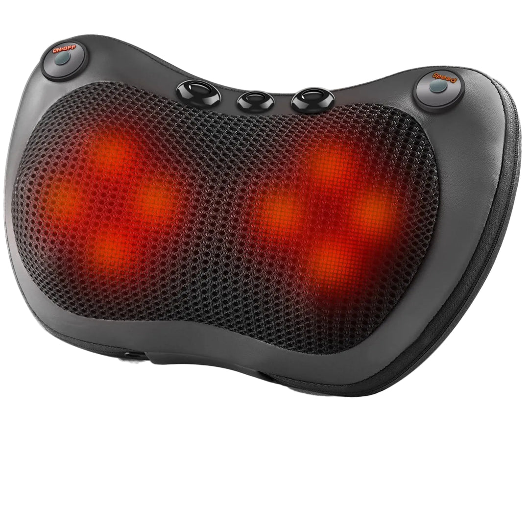 Massasjepute med varmefunksjon for nakke og rygg 0