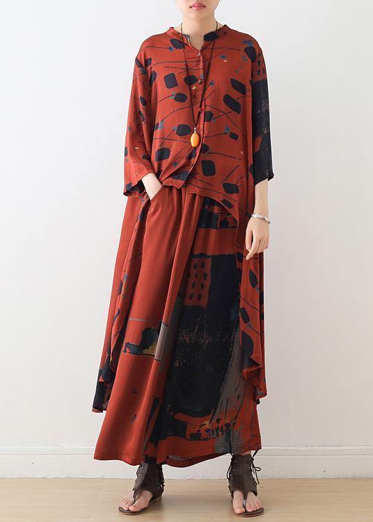 Matchende Sett Dame med Lang Krage og Bukser 1