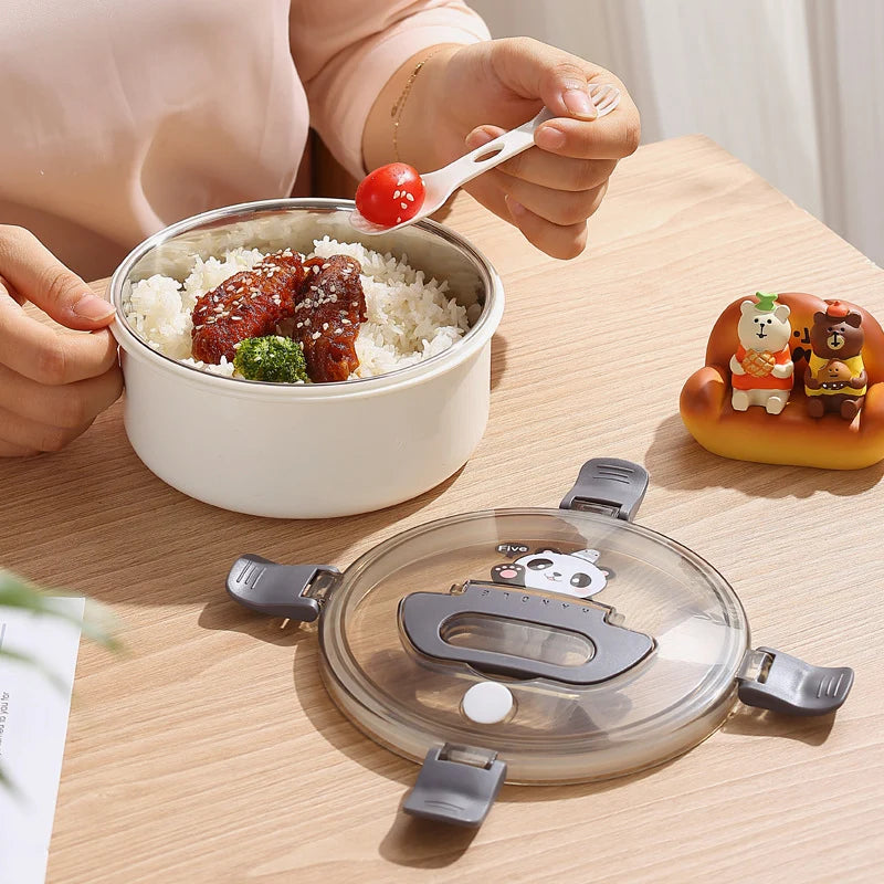 Matoppbevaringsskål med Panda-tema for Barn 3