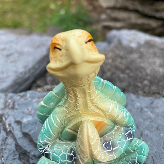 Meditativ Havskilpaddestatue Til Hjem Og Hage 5