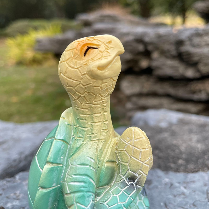 Meditativ Havskilpaddestatue Til Hjem Og Hage 6