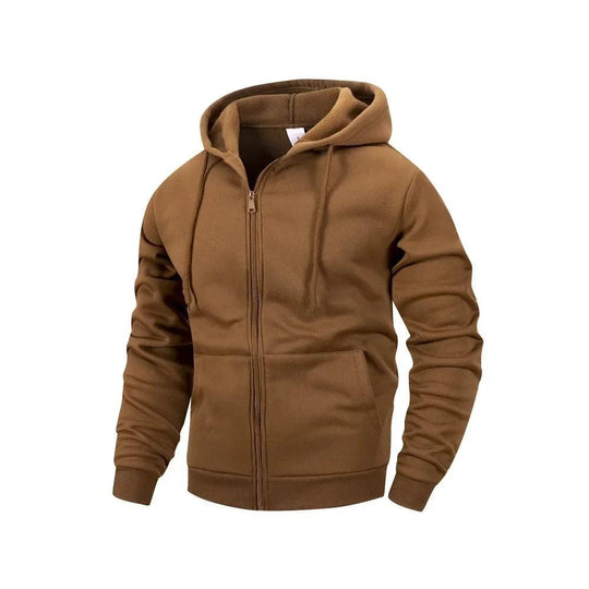 Men's Knit Zip Jacket Casual Streetwear 1