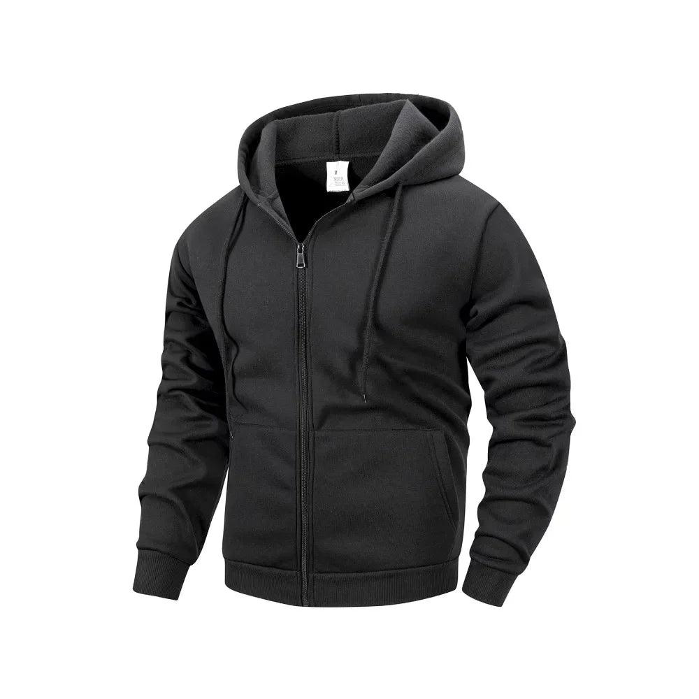 Men's Knit Zip Jacket Casual Streetwear 2