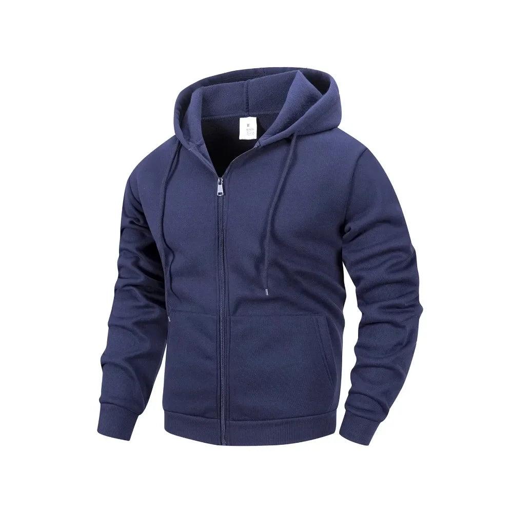 Men's Knit Zip Jacket Casual Streetwear 3