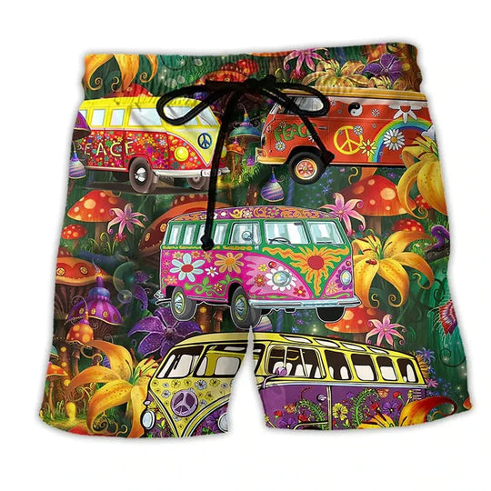 Menns Badeshorts Dristig Graffiti Design 0