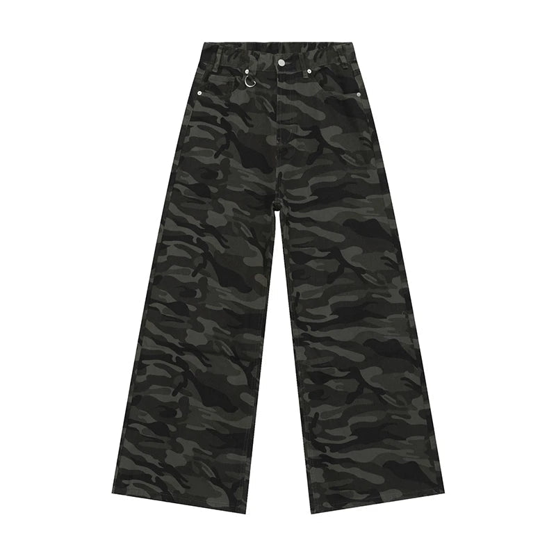 Menns Baggy Jeans Y2K Stil 0