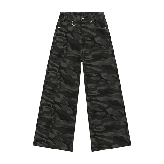 Menns Baggy Jeans Y2K Stil 0