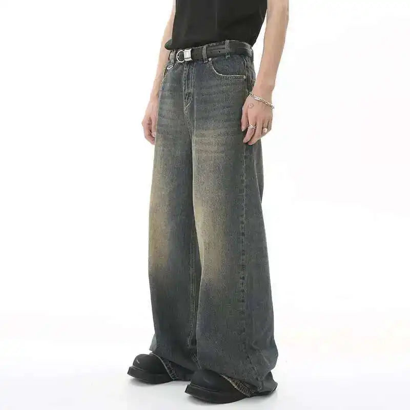 Menns Baggy Jeans Y2K Stil 1