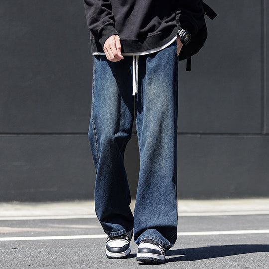 Menns Baggy Jeans med Vide Ben 3