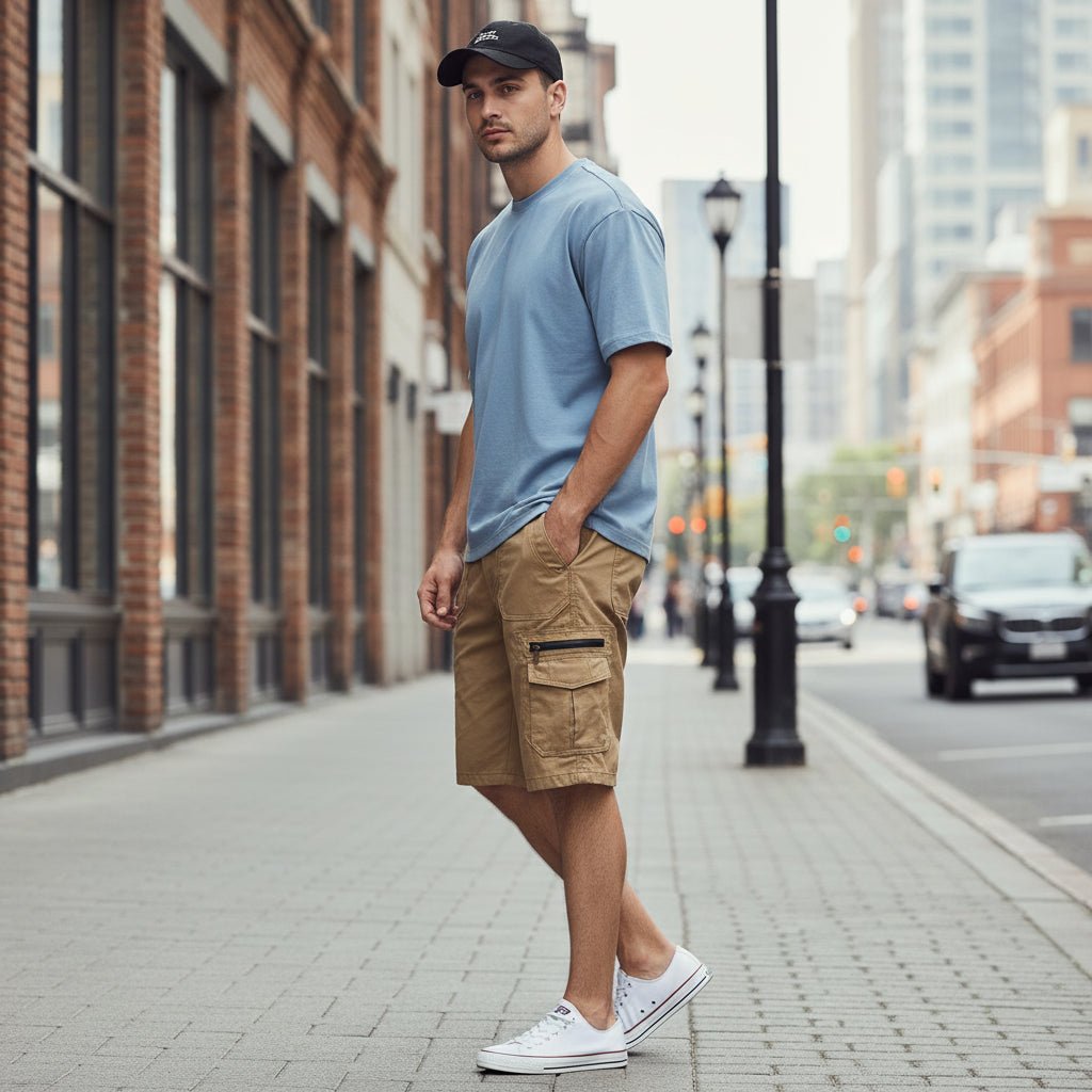 Menns Bermuda Shorts Avslappet Stil 3