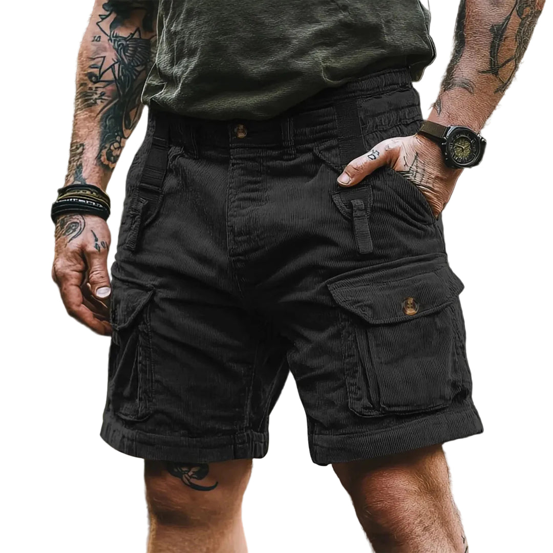 Menns Cargo Bermuda Shorts Retro Stil 0