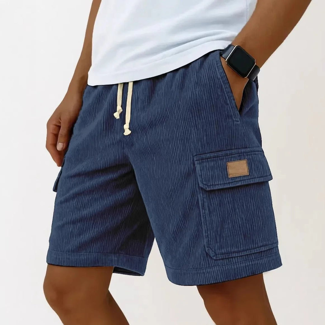 Menns Cargo Bermuda Shorts Retro Stil 10