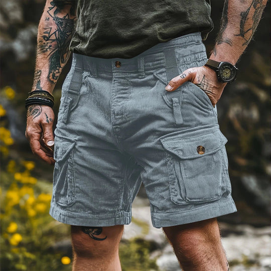 Menns Cargo Bermuda Shorts Retro Stil 5