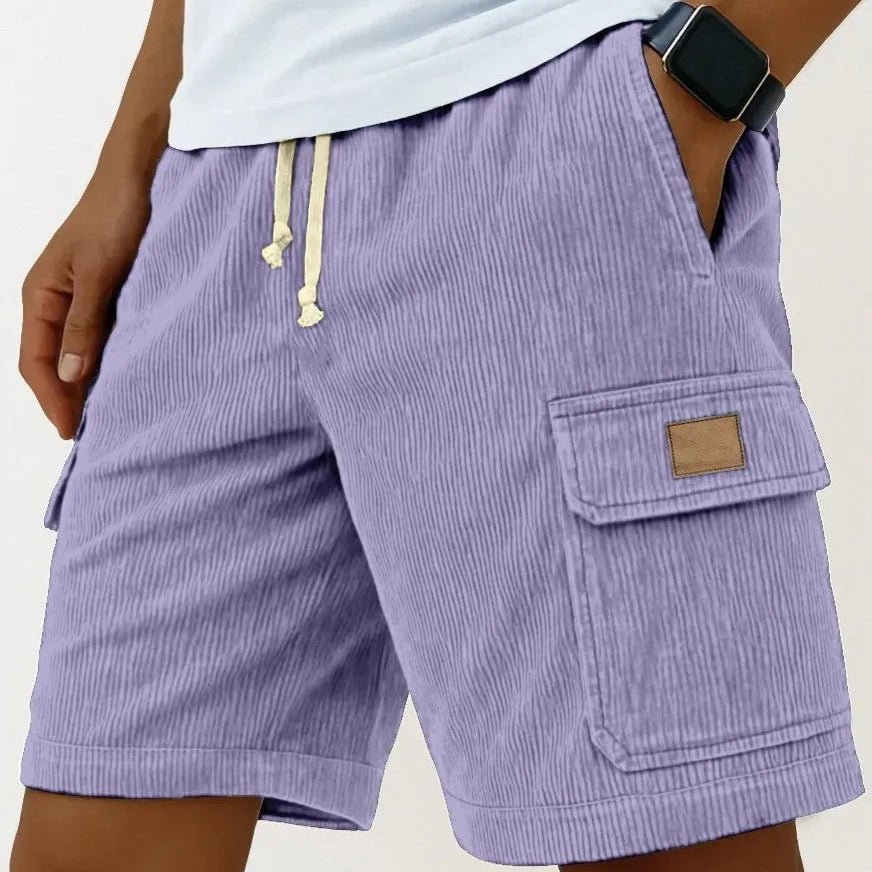 Menns Cargo Bermuda Shorts Retro Stil 8
