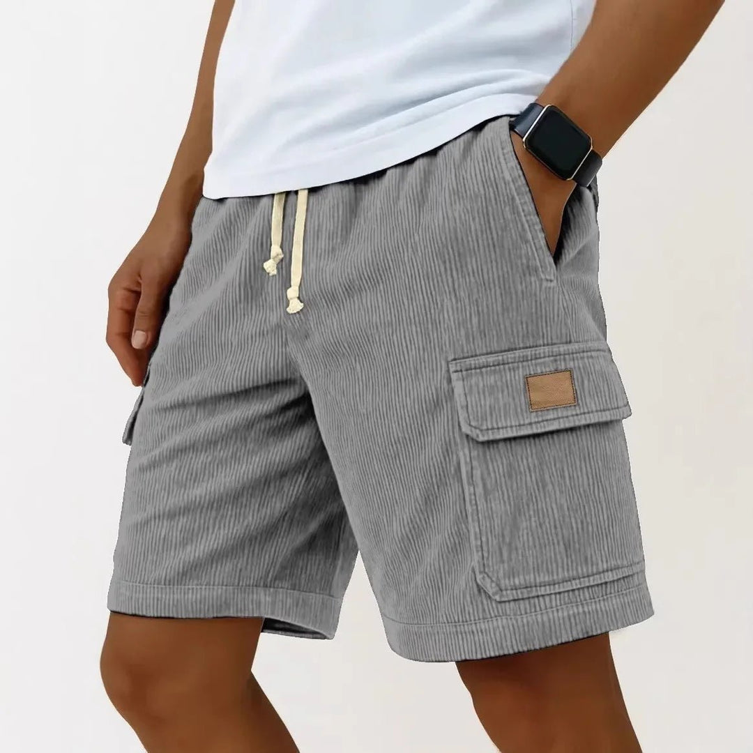 Menns Cargo Bermuda Shorts Retro Stil 9