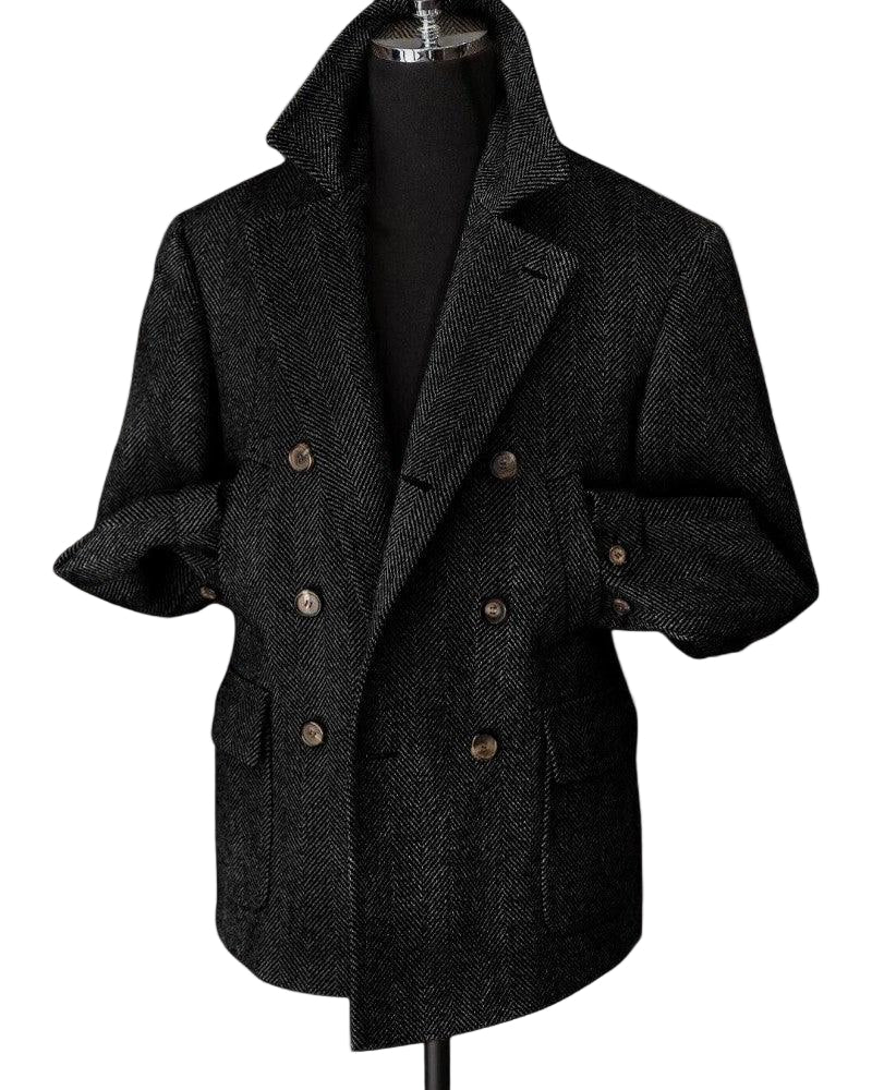 Menns Dobbeltspent Blazer 0