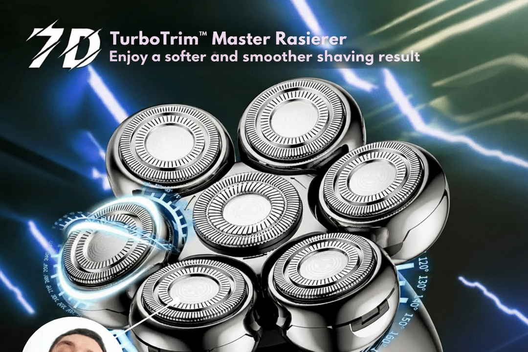 Menns Elektrisk Barbermaskin 7D Vanntett Design 2