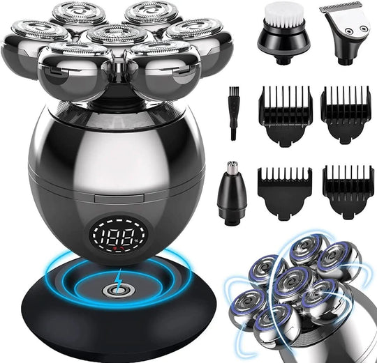 Menns Elektrisk Barbermaskin 7D Vanntett Design 4