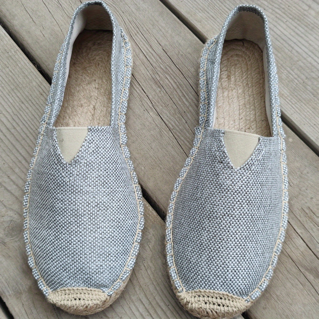Menns Espadriller Lett Pustende Slip-On Stil 5