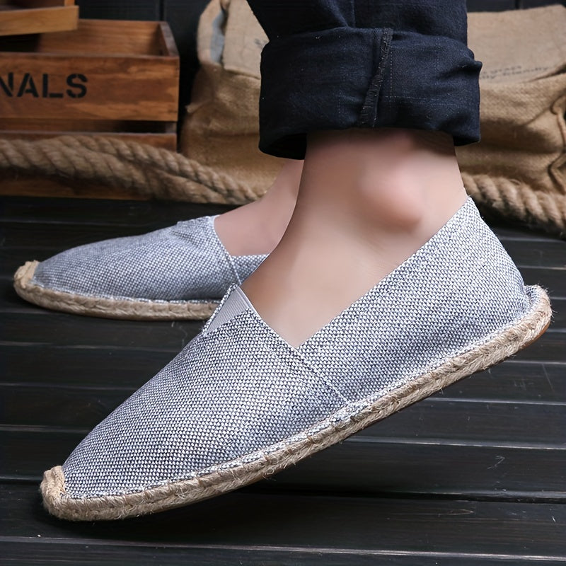 Menns Espadriller Lett Pustende Slip-On Stil 6