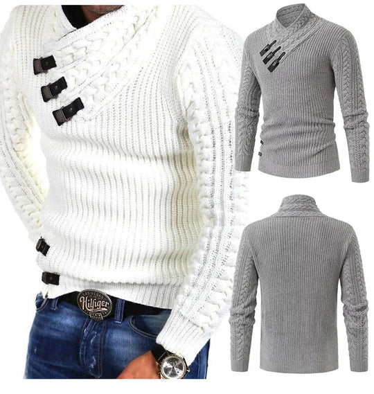 Menns Genser med Tidløst Design 4