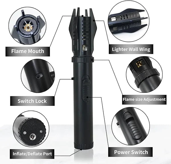 Menns Jetlighter Roterende Justerbar Flamme 5