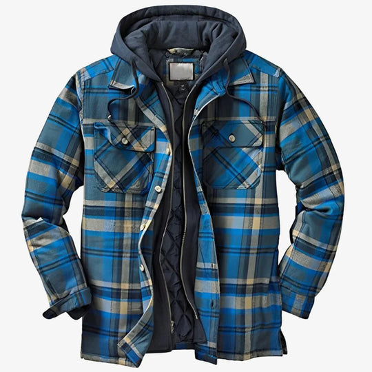 Menns Klassisk Flanelljakke Moderne Stil 4