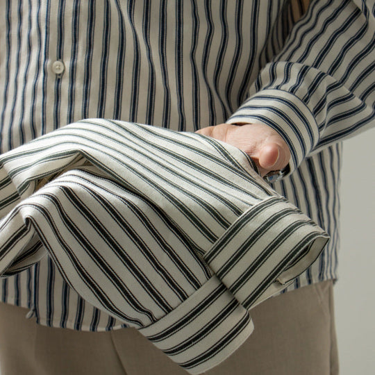 Menns Langermet Skjorte Med Striper Avslappet Stil 6