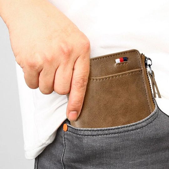 Menns Lommebok med RFID-Beskyttelse og Multifunksjonell Design 1