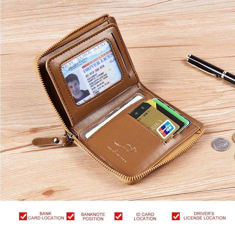 Menns Lommebok med RFID-Beskyttelse og Multifunksjonell Design 7