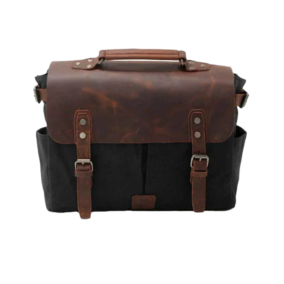 Menns Messenger-veske Retro Stil Med Justerbar Skulderrem 0